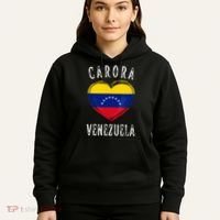Venezuela Flag Heart Carora City Hoodie thumb 5