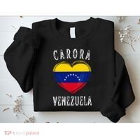 Venezuela Flag Heart Carora City Sweatshirt thumb 2