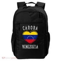 Venezuela Flag Heart Carora City Backpack thumb 0