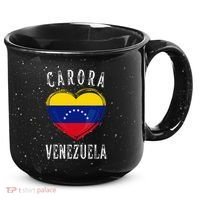 Venezuela Flag Heart Carora City 15oz Campfire Ceramic Mug thumb 0