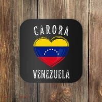 Venezuela Flag Heart Carora City Coaster thumb 0
