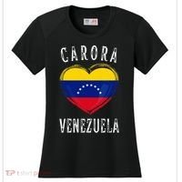 Venezuela Flag Heart Carora City Women's Cooling Performance Crew T-Shirt thumb 0