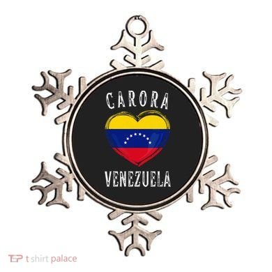 Venezuela Flag Heart Carora City Ornament