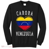 Venezuela Flag Heart Carora City Tall Sweatshirt thumb 0