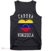 Venezuela Flag Heart Carora City Tank Top thumb 0