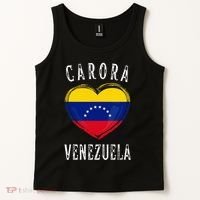 Venezuela Flag Heart Carora City Tank Top thumb 2