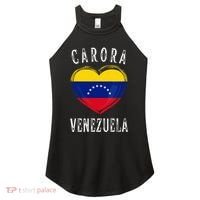 Venezuela Flag Heart Carora City Women's Perfect Tri Rocker Tank thumb 0