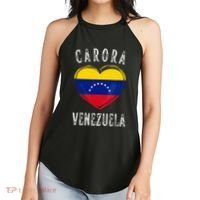 Venezuela Flag Heart Carora City Women's Perfect Tri Rocker Tank thumb 2