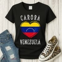 Venezuela Flag Heart Carora City Women's T-Shirt thumb 3