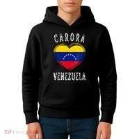 Venezuela Flag Heart Carora City Kids Hoodie thumb 4