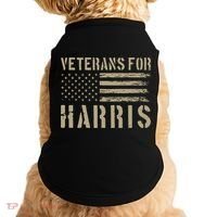 Veterans For Harris 2024 Military Vets Kamala Harris Doggie Tank thumb 0