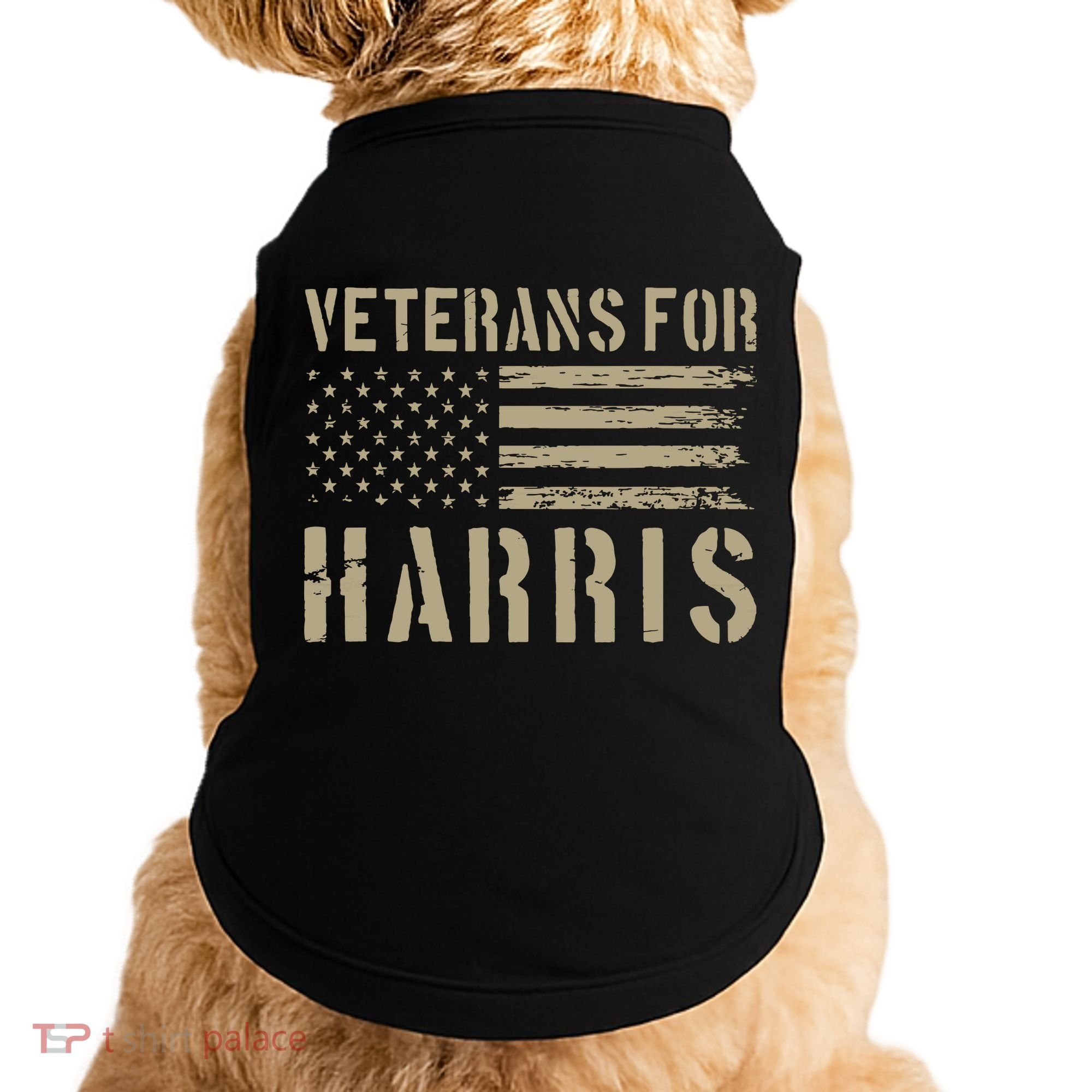 Veterans For Harris 2024 Military Vets Kamala Harris Doggie Tank