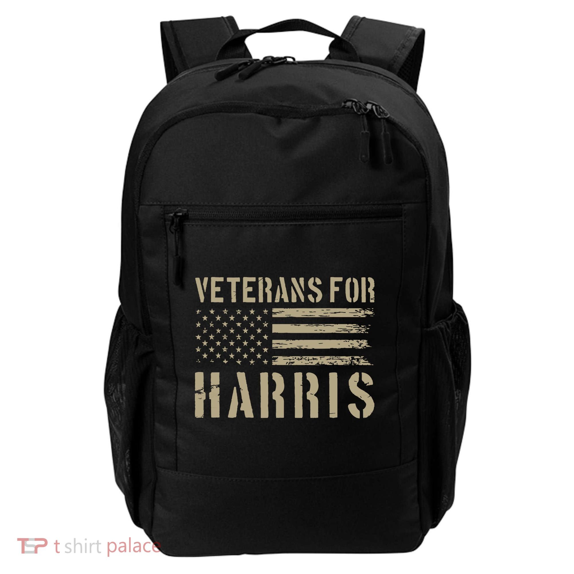 Veterans For Harris 2024 Military Vets Kamala Harris Backpack