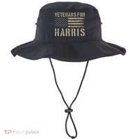 Veterans For Harris 2024 Military Vets Kamala Harris Bucket Hat thumb 0
