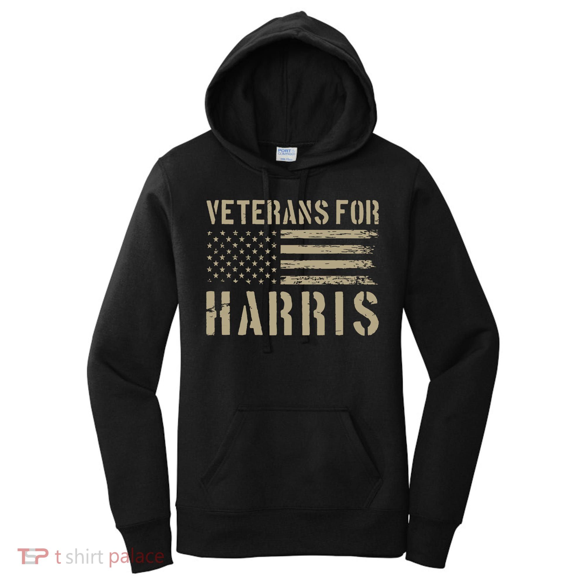 Veterans For Harris 2024 Military Vets Kamala Harris Women's Hoodie