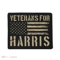 Veterans For Harris 2024 Military Vets Kamala Harris Mousepad thumb 0