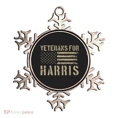 Veterans For Harris 2024 Military Vets Kamala Harris Ornament