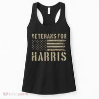 Veterans For Harris 2024 Military Vets Kamala Harris Women's Tank Top thumb 0