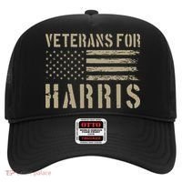 Veterans For Harris 2024 Military Vets Kamala Harris Hat thumb 0