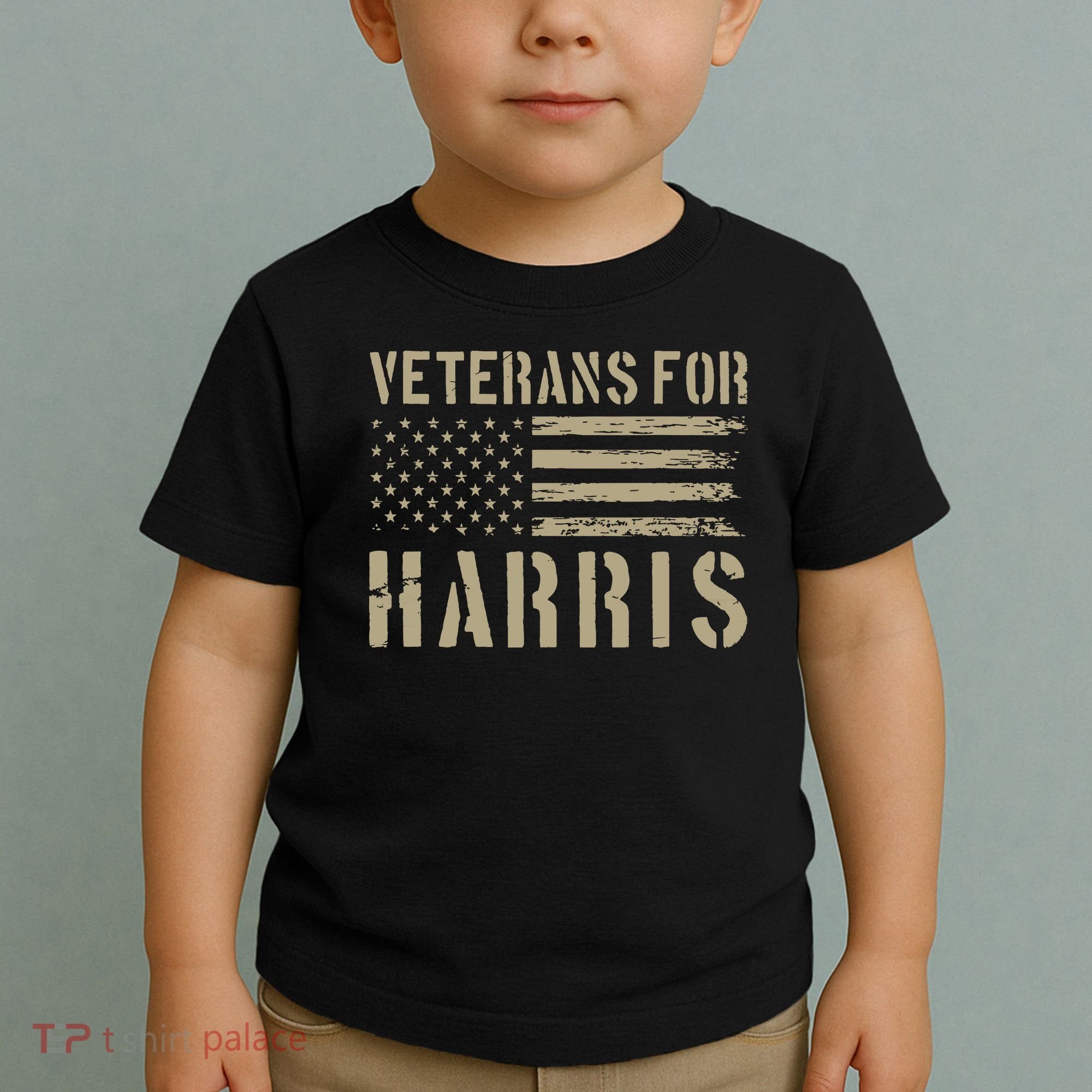 Veterans For Harris 2024 Military Vets Kamala Harris Toddler T-Shirt