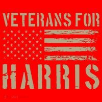 Veterans For Harris 2024 Military Vets Kamala Harris Santa Hat thumb 1