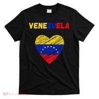 Venezuela Flag Holiday Venezuela Heart Venezuelan Flag T-Shirt thumb 0