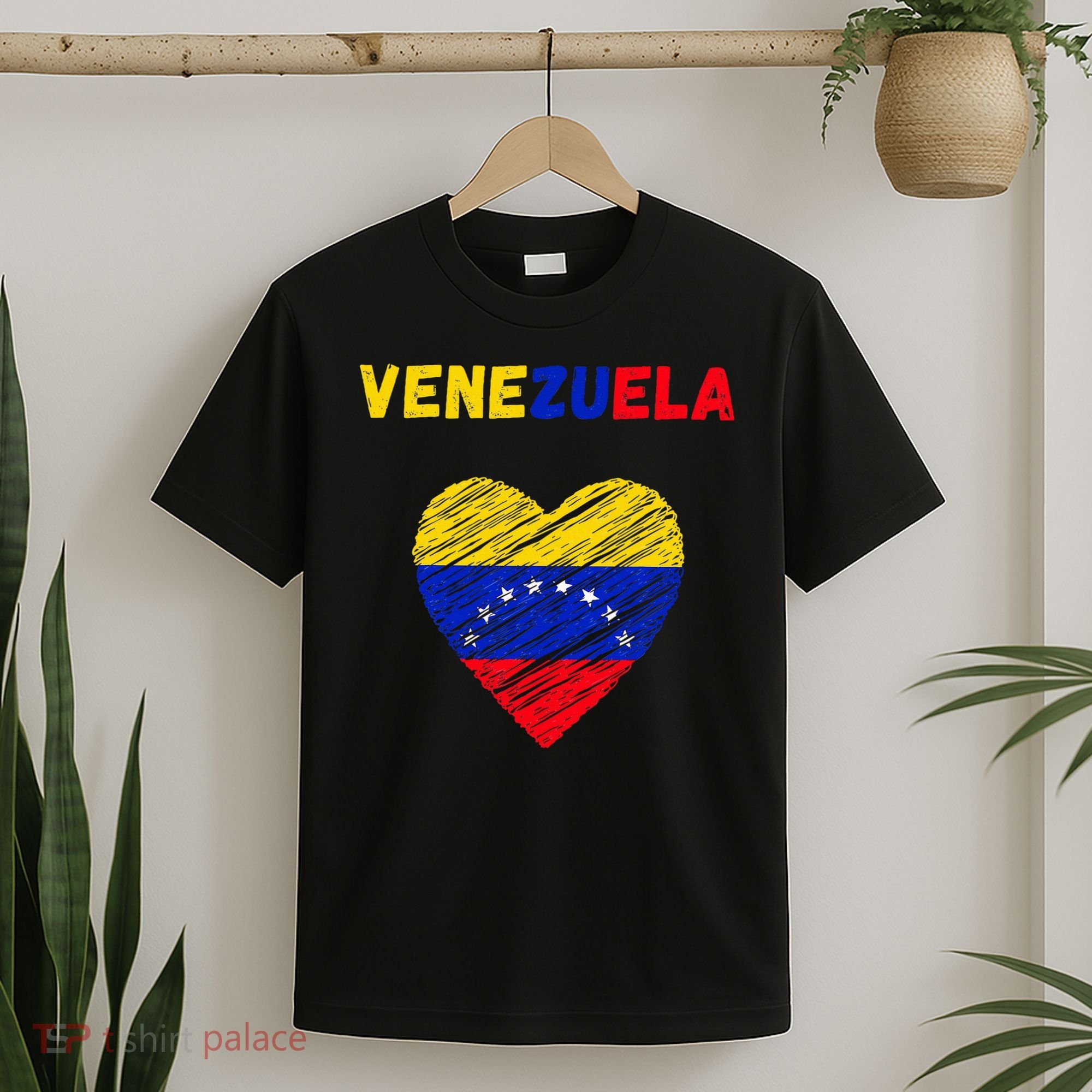 Venezuela Flag Holiday Venezuela Heart Venezuelan Flag T-Shirt
