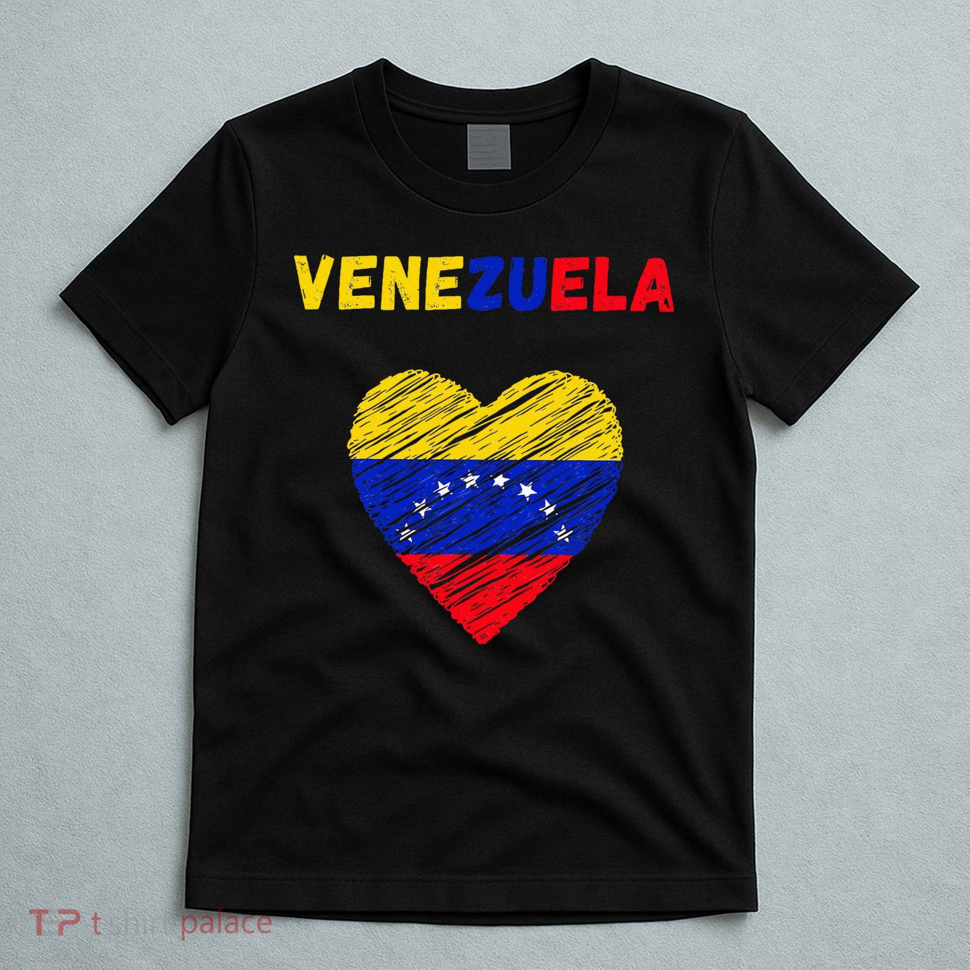 Venezuela Flag Holiday Venezuela Heart Venezuelan Flag T-Shirt