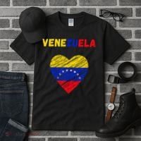 Venezuela Flag Holiday Venezuela Heart Venezuelan Flag Tall T-Shirt thumb 3