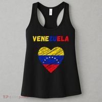 Venezuela Flag Holiday Venezuela Heart Venezuelan Flag Women's Tank Top thumb 3