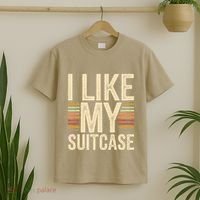 Vintage Funny I Like My Suitcase Trump Meme T-Shirt thumb 2