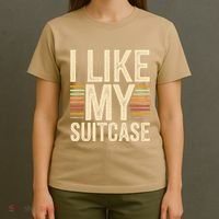 Vintage Funny I Like My Suitcase Trump Meme T-Shirt thumb 4