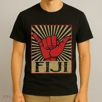 Vintage Fiji Island Surfer Retro Souvenir T-Shirt thumb 3