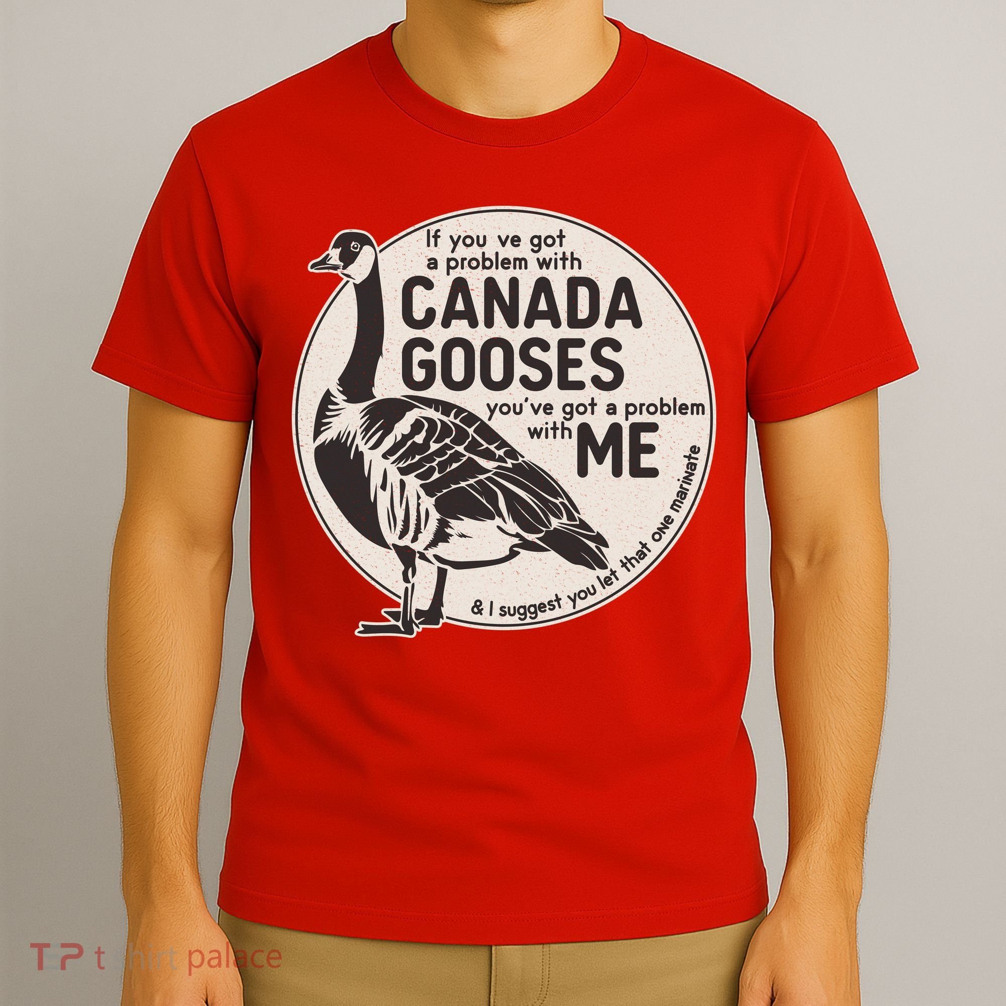 Vintage Funny If You Got A Problem With Canada Gooses T-Shirt