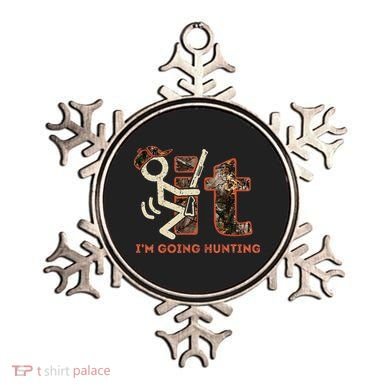 Vintage Fuck It Im Going Hunting Ornament