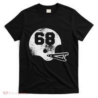 Vintage Football Jersey Number 68 Player Number T-Shirt thumb 0