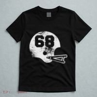 Vintage Football Jersey Number 68 Player Number T-Shirt thumb 5