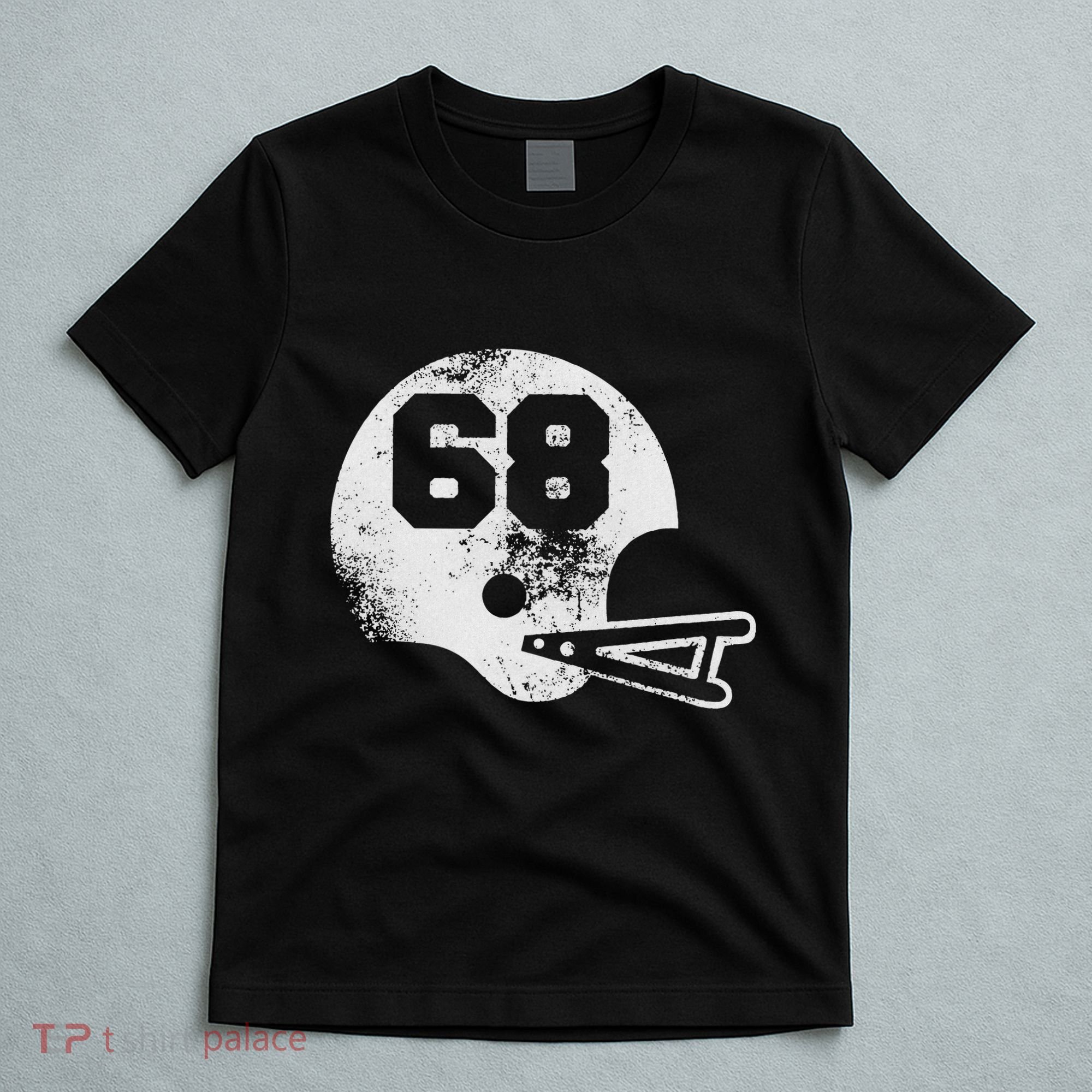 Vintage Football Jersey Number 68 Player Number T-Shirt