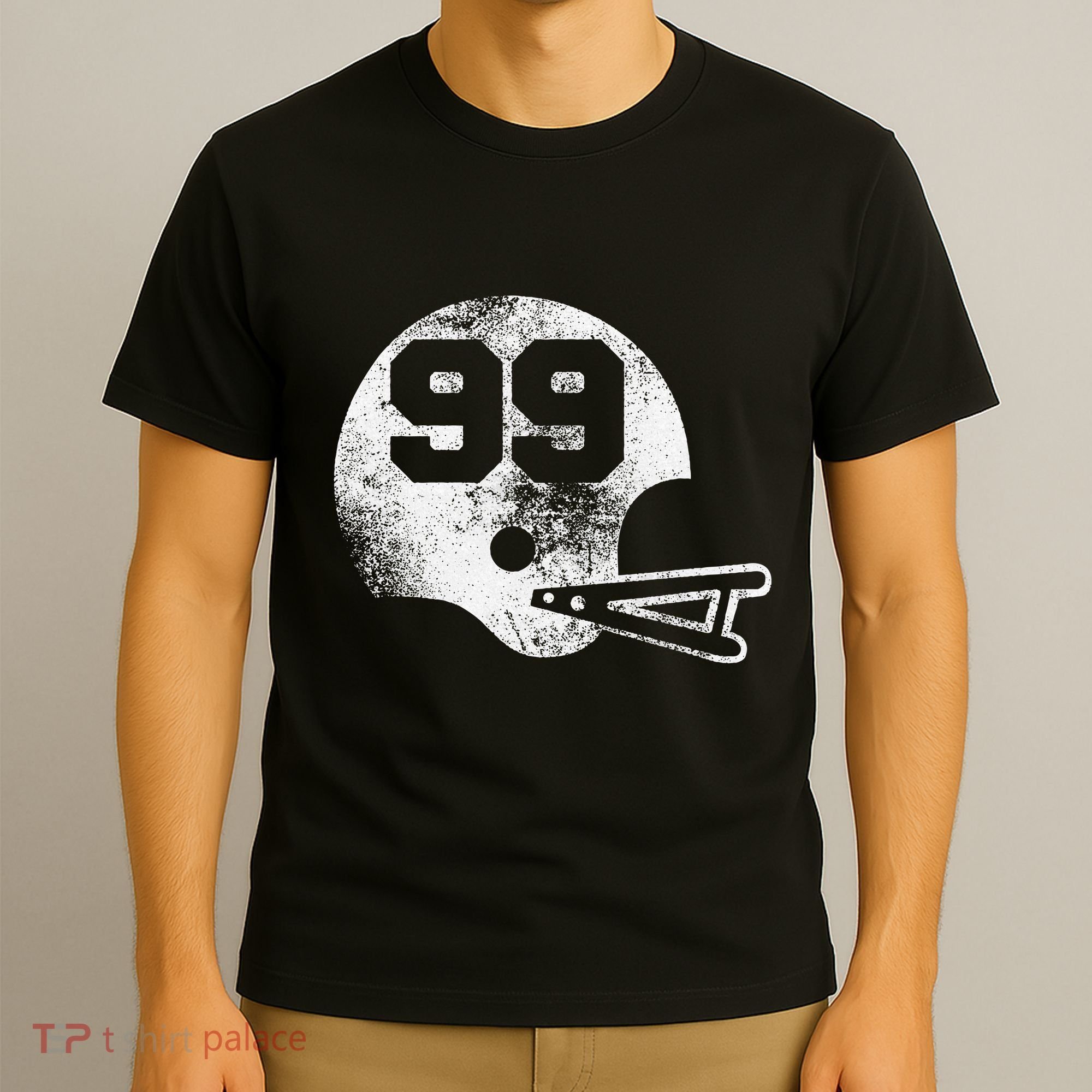 Vintage Football Jersey Number 99 Player Number T-Shirt
