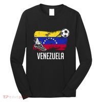 Venezuela Flag Jersey Venezuelan Soccer Team Venezuelan Long Sleeve Shirt thumb 0