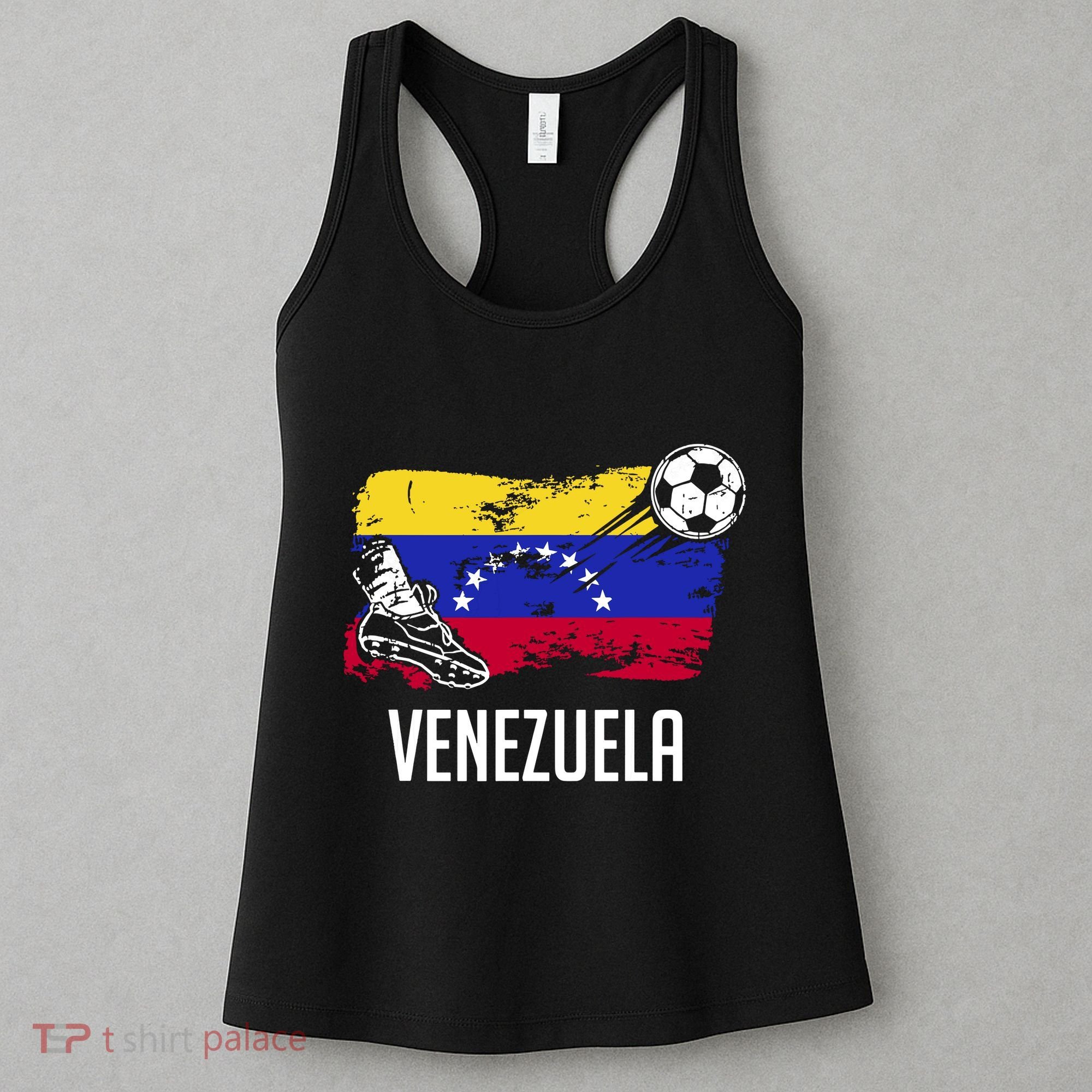 Venezuela Flag Jersey Venezuelan Soccer Team Venezuelan Women's Tank Top