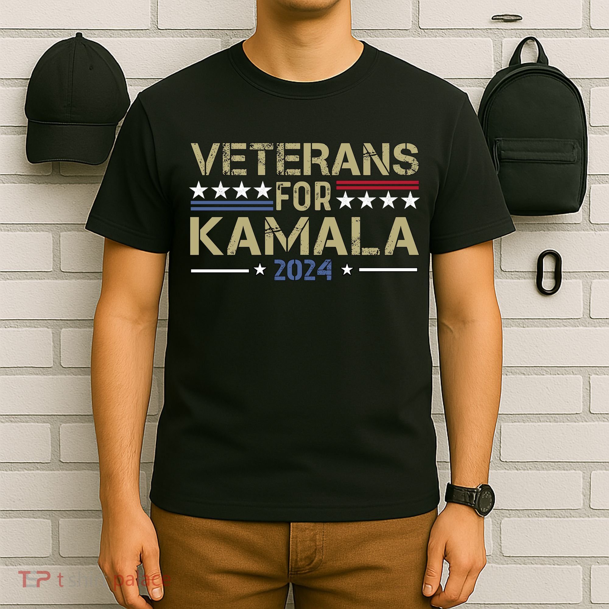 Veterans For Kamala Harris 2024 Election T-Shirt
