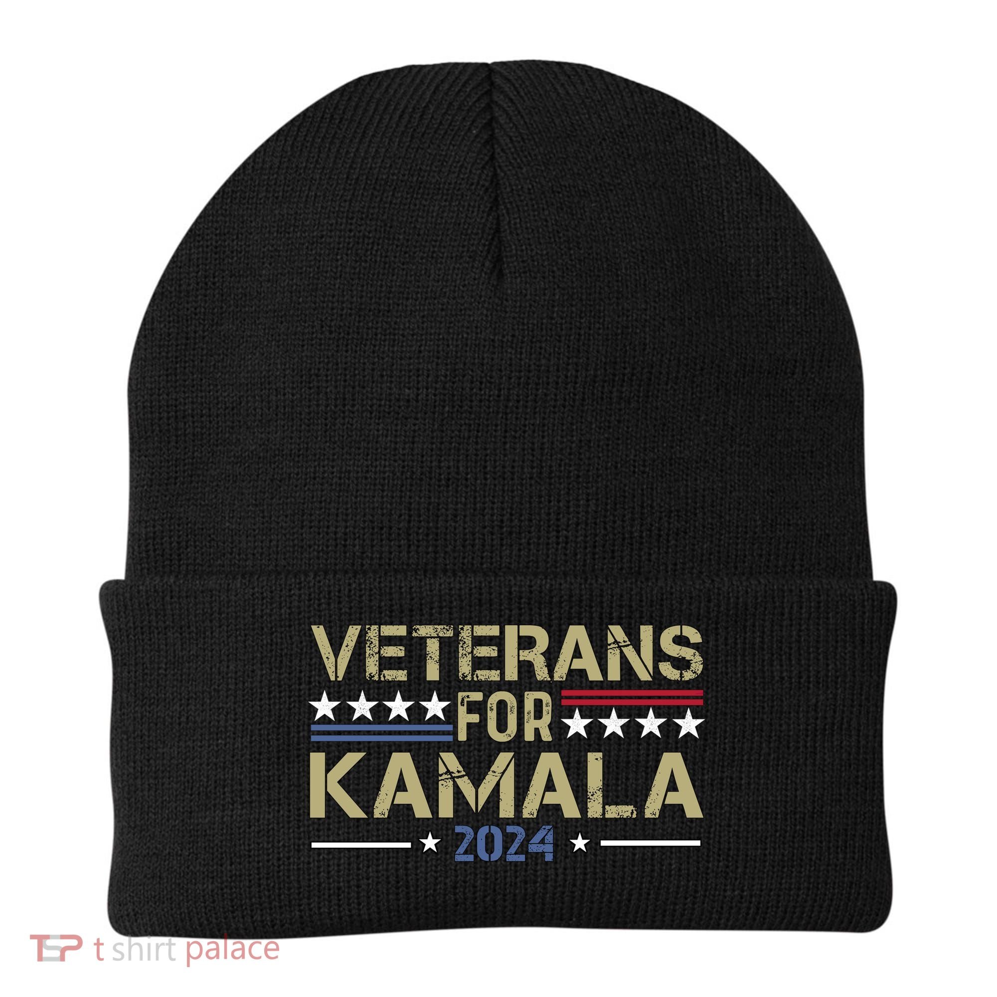 Veterans For Kamala Harris 2024 Election Beanie