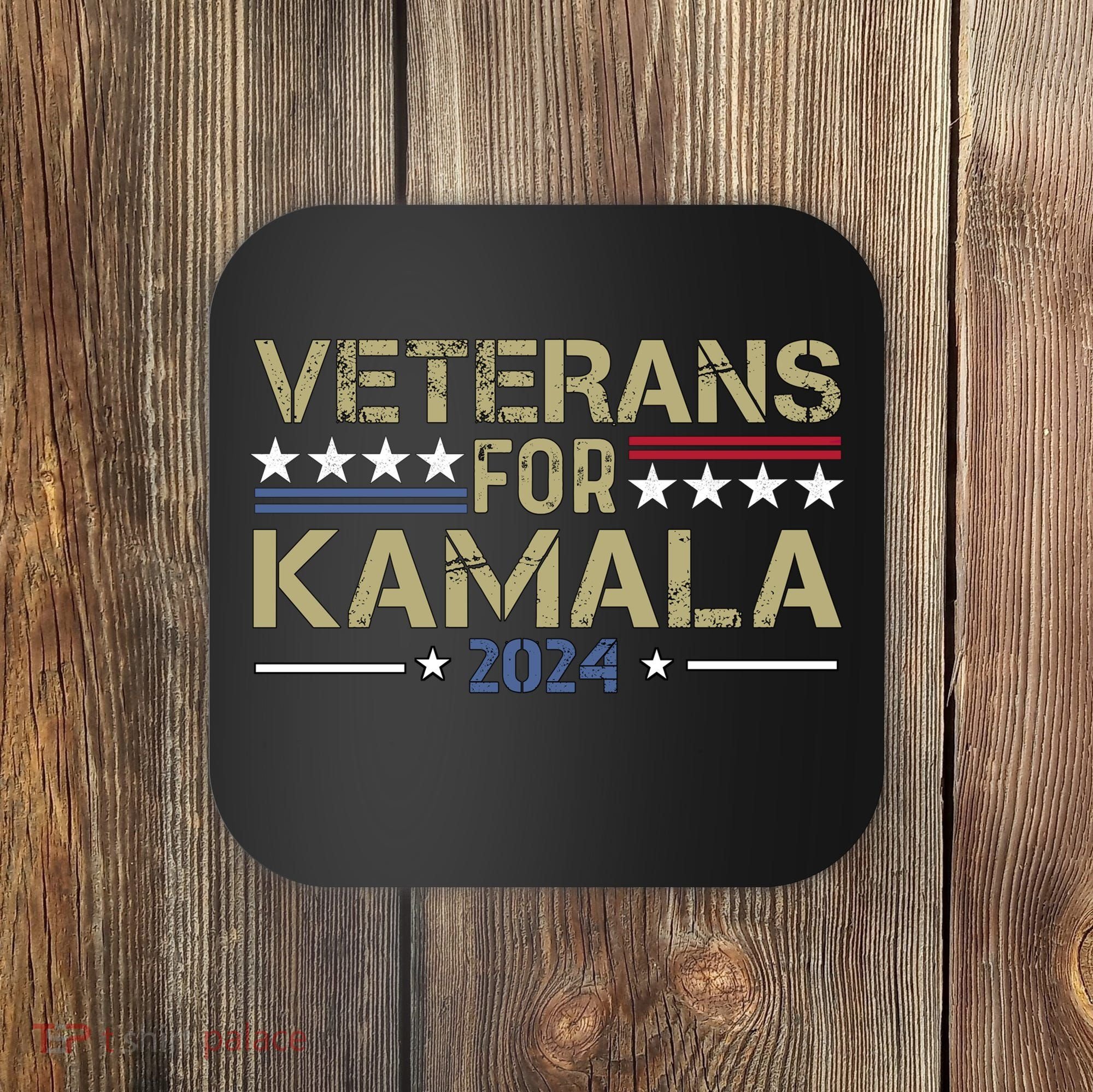 Veterans For Kamala Harris 2024 Election Coaster
