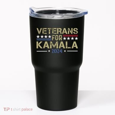 Veterans For Kamala Harris 2024 Election Tumbler