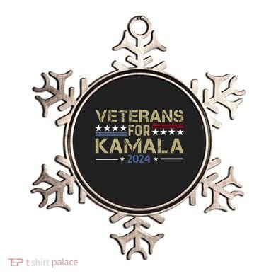 Veterans For Kamala Harris 2024 Election Ornament