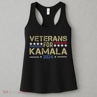 Veterans For Kamala Harris 2024 Election Women's Tank Top thumb 3
