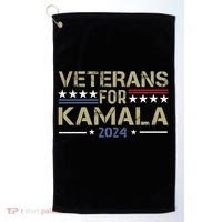 Veterans For Kamala Harris 2024 Election Golf Towel thumb 0