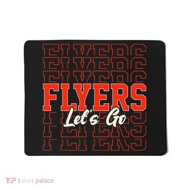 Vintage Flyers Lets Go  Mousepad