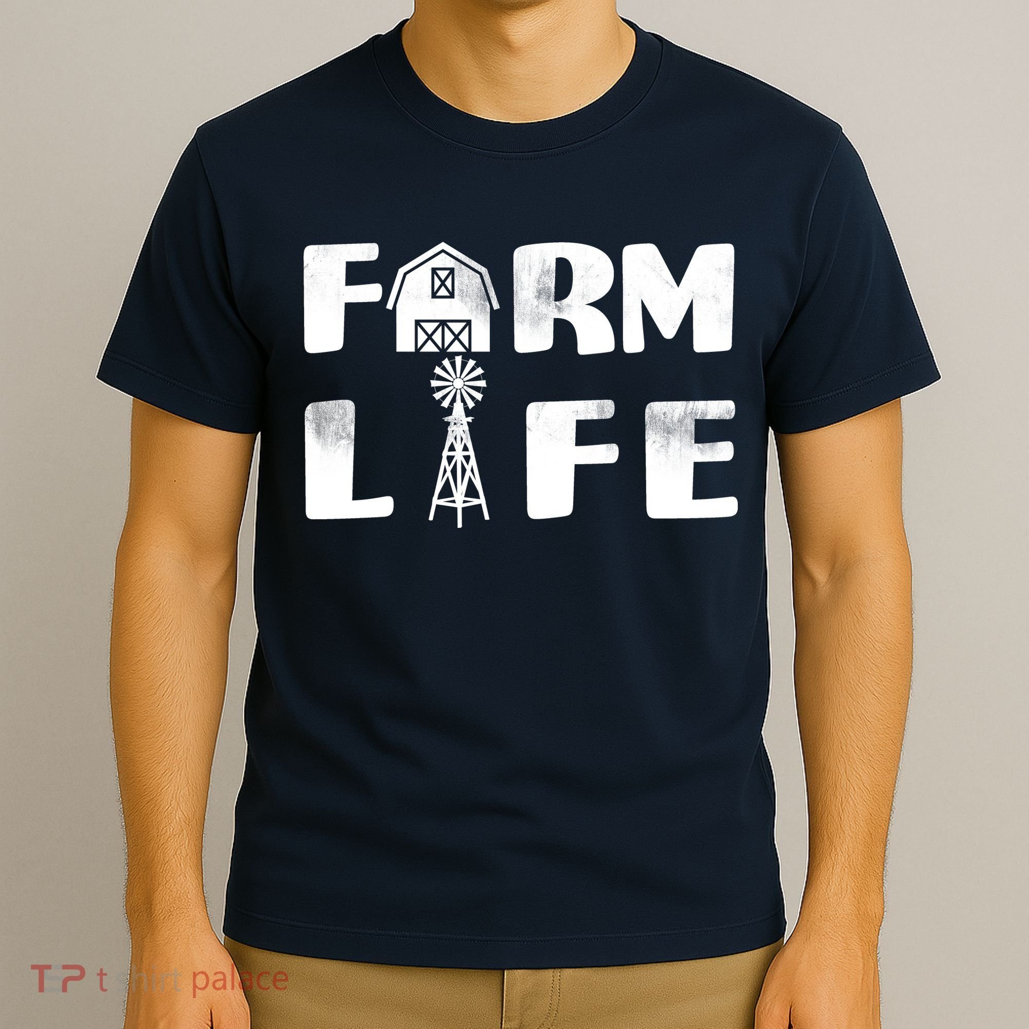 Vintage Farm Life, Man I Love Farming T-Shirt